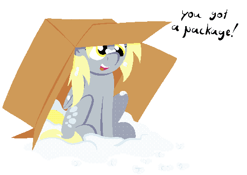 derpy's got a package your ya